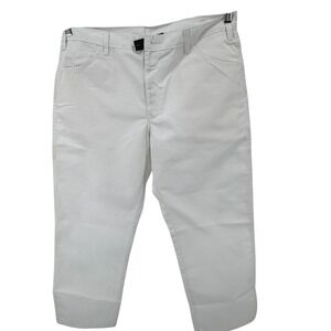 Dickies Men's 36x30 White‎ Carpenter Paint Pants Workwear Grunge Cotton Blend